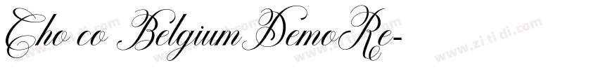 Cho co BelgiumDemoRe字体转换